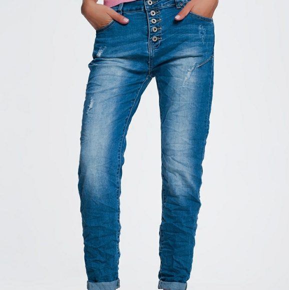 ❤Slouched Boyfriend Jeans - Picture 3 of 8